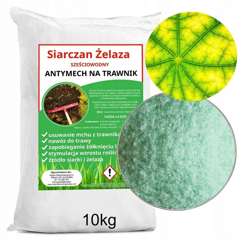 Jed na slimáky + Hnojivo - Síran železitý 10kg
